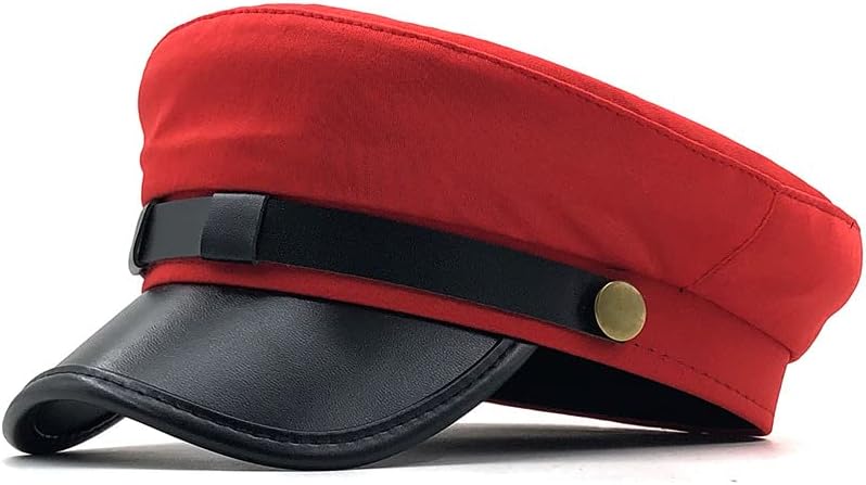 ASTOC Classic Chauffeur Hat for Men Women Unisex Captain Sailor Hat Newsboy Cap Costume Hats - Image 1